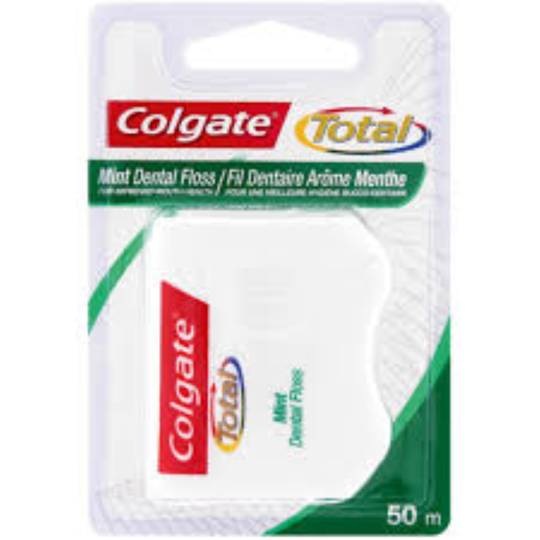 COLGATE TOTAL MINT DENTAL FLOSS 50M